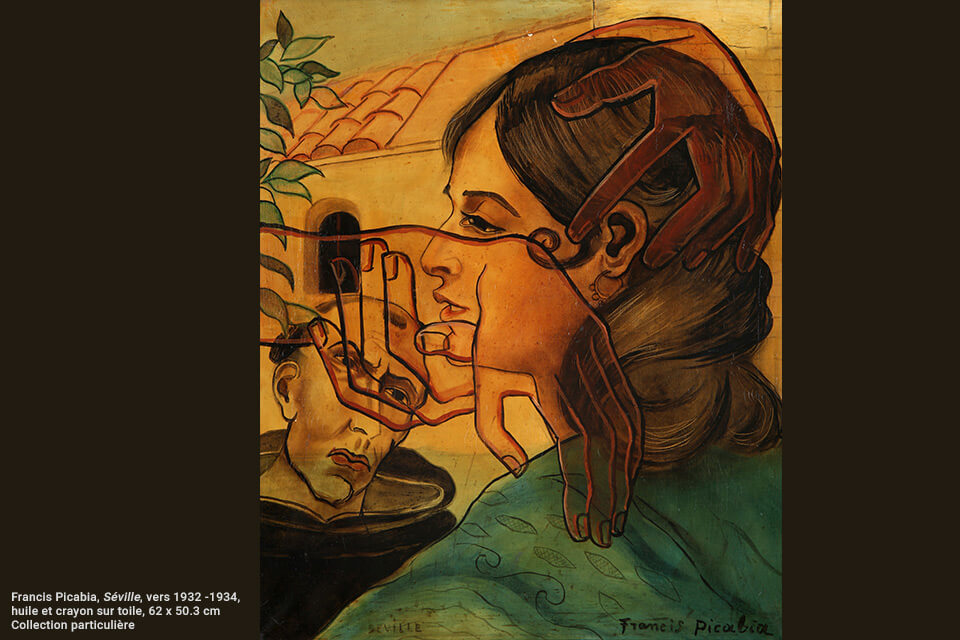 Séville de Francis Picabia, visuel officiel de l’exposition à La Malmaison
